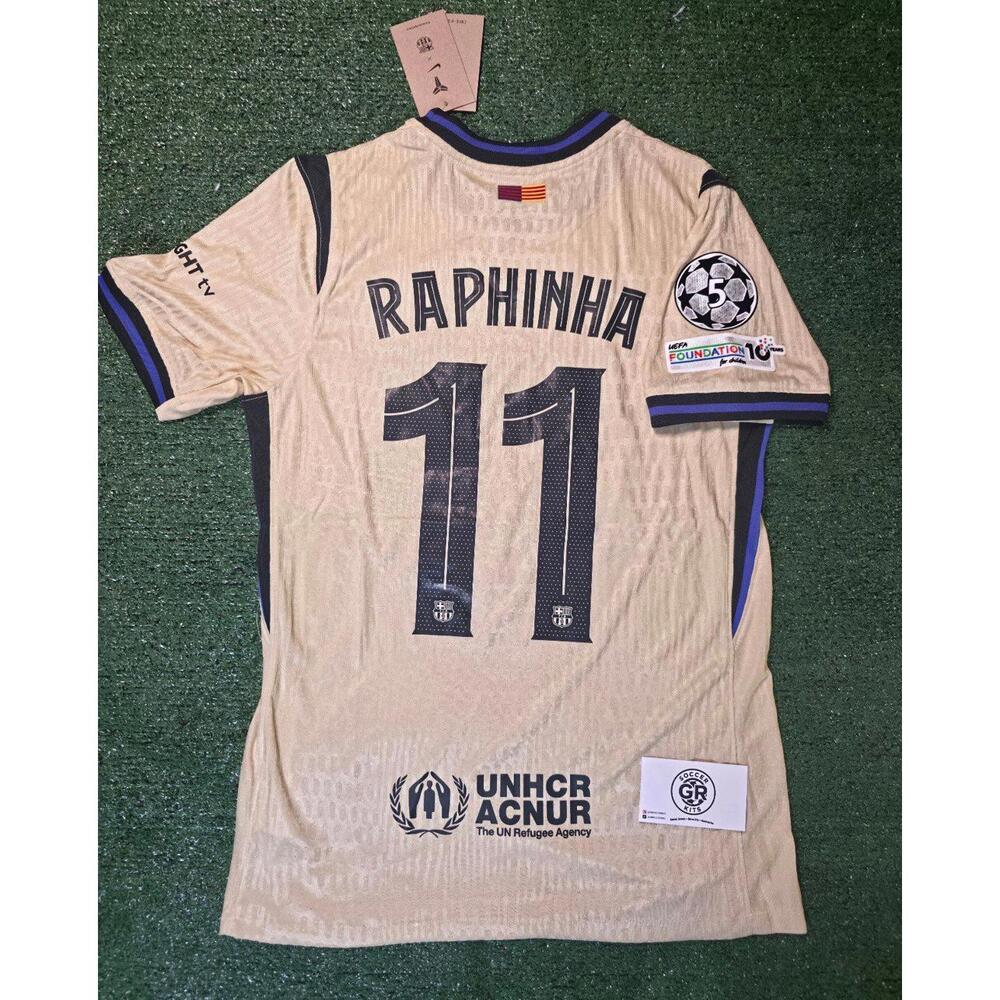 FC Barcelona 25/26 Away Kit – Raphinha #11 (Player Version)